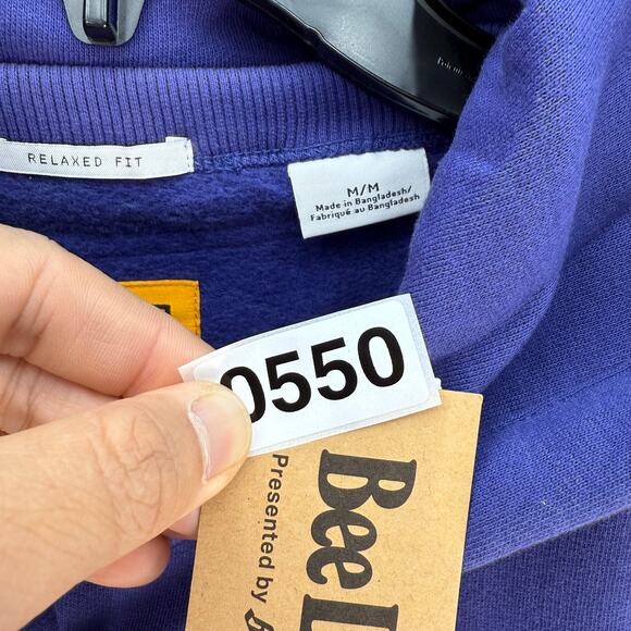 TIMBERLAND X BEELINE MEDIUM PURPLE HOODIE Heavy Cotton Material by BBC - Picture 3 of 7